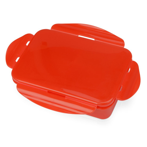Герметичный ланч-бокс Foody с двумя секциями, 650мл, красный Герметичный ланч-бокс Foody с двумя секциями, 650мл, красный