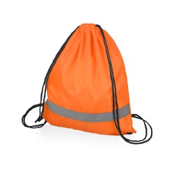 Рюкзак Россел, оранжевый с черными шнурками