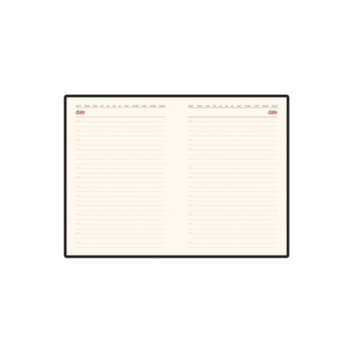 Ежедневник недатированный А5 Senate с магнитным клапаном, серый