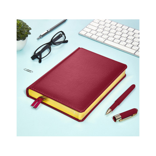 Ежедневник недатированный А5 Parliament, бордовый Ежедневник недатированный А5 Parliament, бордовый