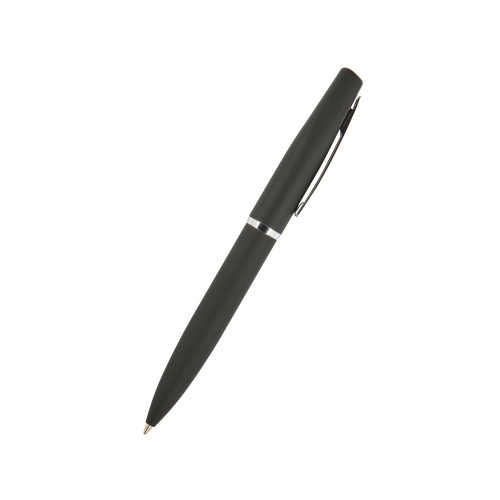 Ручка Portofino шариковая  автоматическая, черный металлический корпус, 1,0 мм, синяя