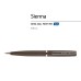 Ручка Sienna шариковая  автоматическая, коричневый металлический корпус, 1.0 мм, синяя