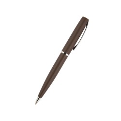 Ручка Sienna шариковая  автоматическая, коричневый металлический корпус, 1.0 мм, синяя