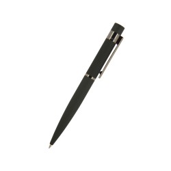 Ручка Verona шариковая  автоматическая, черный металлический корпус 1.0 мм, синяя
