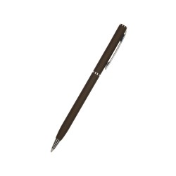 Ручка Palermo шариковая  автоматическая, коричневый металлический корпус, 0,7 мм, синяя