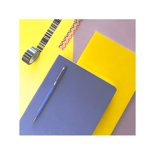 Ручка шариковая автоматическая BrunoVisconti® PALERMO цвет корпуса фиолетовый, soft-touch, 0.7 мм