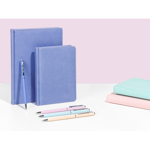 Ручка шариковая автоматическая BrunoVisconti® PALERMO цвет корпуса фиолетовый, soft-touch, 0.7 мм