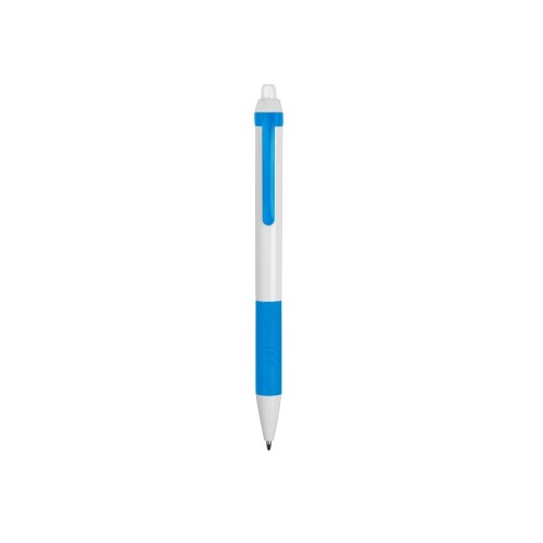 Ручка пластиковая шариковая Centric, белый/голубой