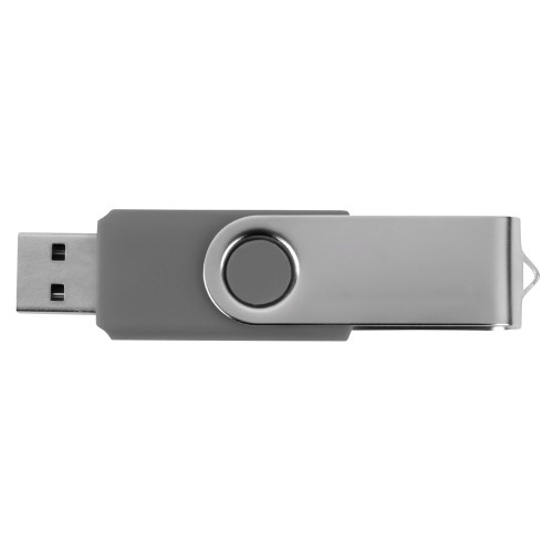 Флеш-карта USB 2.0 8 Gb Квебек, темно-серый