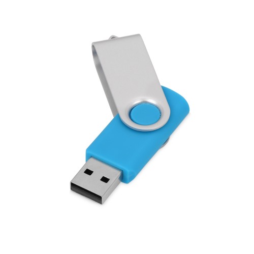 Флеш-карта USB 2.0 16 Gb Квебек, голубой