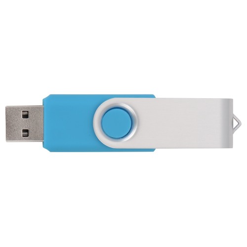 Флеш-карта USB 2.0 16 Gb Квебек, голубой