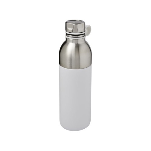 Медная спортивная бутылка с вакуумной изоляцией Koln объемом 590 мл, белый