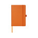 Записная книжка Nova формата A5 с переплетом, оранжевый