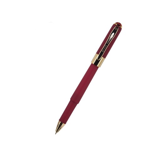 Ручка пластиковая шариковая Monaco, 0,5мм, синие чернила, бордовый