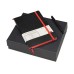 Подарочный набор Bruno Visconti Megapolis Soft: ежедневник А5 недат., ручка шарик., черный/красный