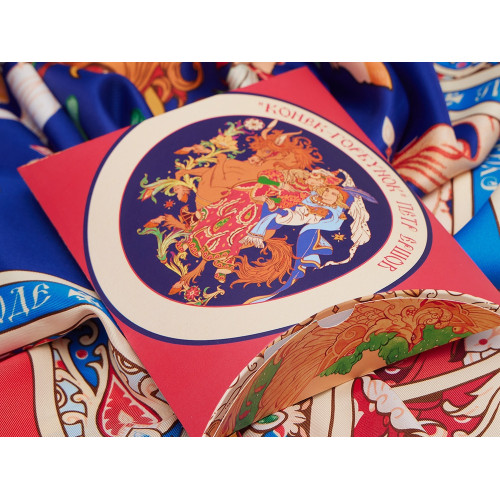 Платок Конёк - Горбунок