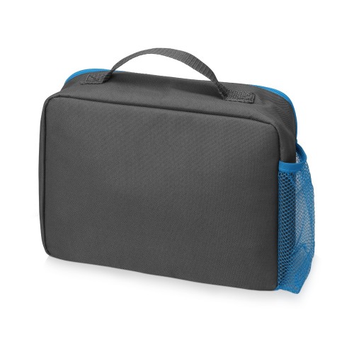 Изотермическая сумка-холодильник Breeze для ланч-бокса, серый/голубой