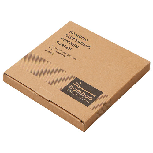 Бамбуковые кухонные весы Scale, натуральный Бамбуковые кухонные весы Scale, натуральный