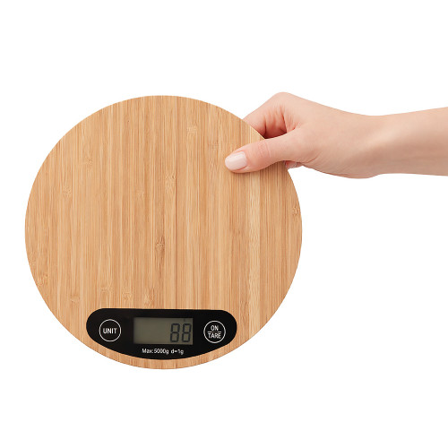 Бамбуковые кухонные весы Scale, натуральный Бамбуковые кухонные весы Scale, натуральный
