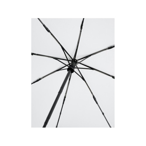 Автоматический складной зонт Bo из переработанного ПЭТ-пластика, белый
