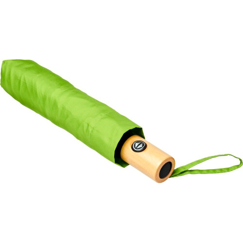 Автоматический складной зонт Bo из переработанного ПЭТ-пластика, лайм Автоматический складной зонт Bo из переработанного ПЭТ-пластика, лайм