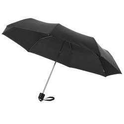 Зонт Ida трехсекционный 21,5, черный (Р)
