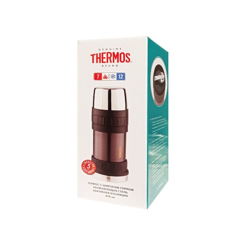 Термос из нерж. стали тм THERMOS 2345GM Stainless Steel 0.47L, серый