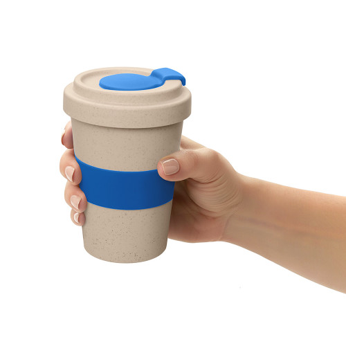 Стакан из пшеничного волокна Flava, синий