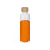 Бутылка для воды стеклянная Refine, в чехле, 550 мл, оранжевый