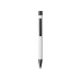 Ручка металлическая soft touch шариковая Tender, белый/серый