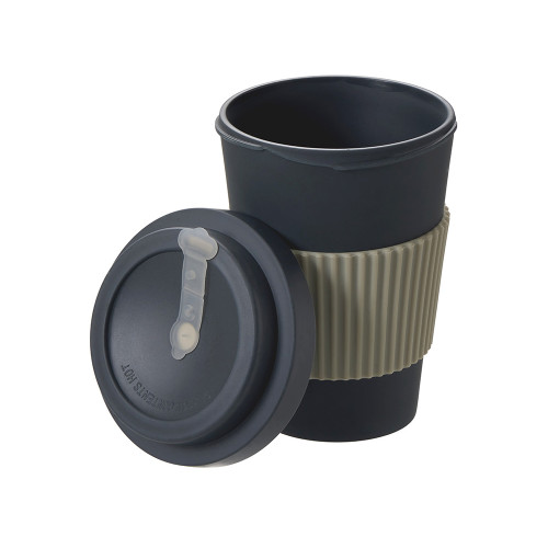 Термокружка Muffin из натуральных волокон, темно-серый Термокружка Muffin из натуральных волокон, темно-серый