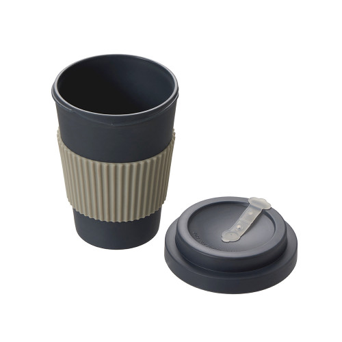 Термокружка Muffin из натуральных волокон, темно-серый Термокружка Muffin из натуральных волокон, темно-серый