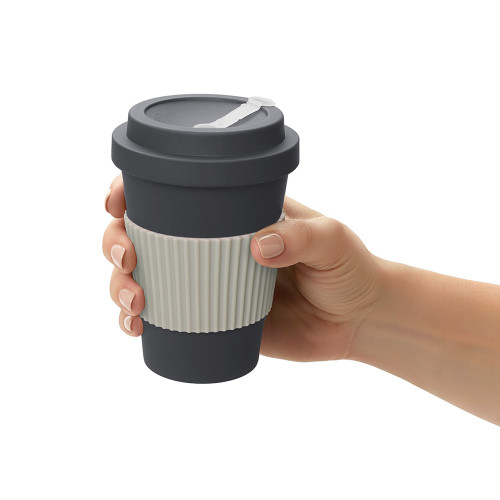 Термокружка Muffin из натуральных волокон, темно-серый Термокружка Muffin из натуральных волокон, темно-серый