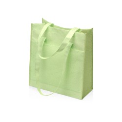 Сумка-шоппер Wheat из переработанного пластика 80gsm, 30.5*33*12.5cm, зеленый