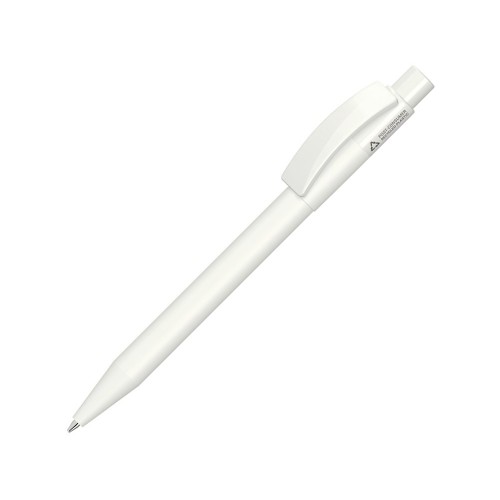 Шариковая ручка из вторично переработанного пластика Pixel Recy, белый