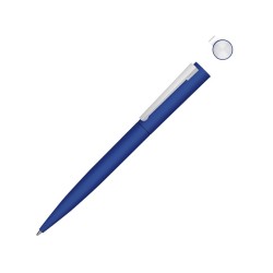 Металлическая шариковая ручка soft touch Brush gum, синий