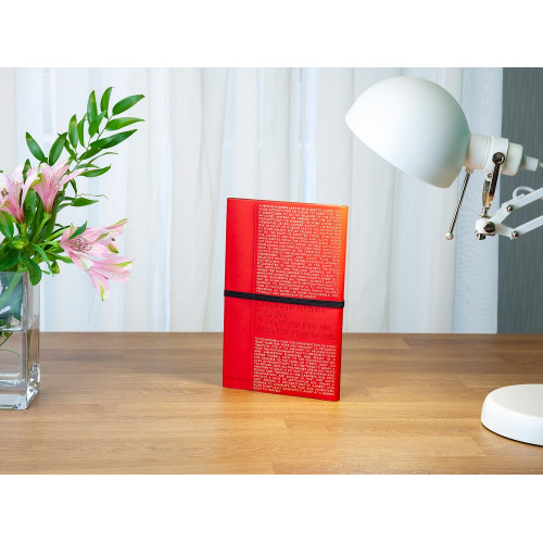 Ежедневник недатированный А5 Bilbao, красный Ежедневник недатированный А5 Bilbao, красный