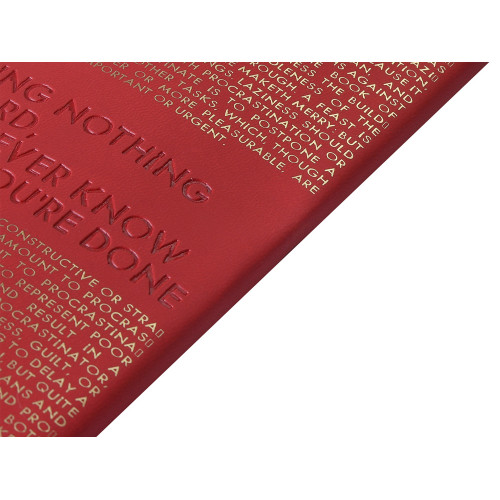 Ежедневник недатированный А5 Bilbao, красный Ежедневник недатированный А5 Bilbao, красный