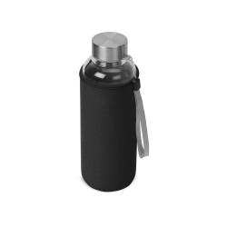 Бутылка для воды Pure c чехлом, 420 мл, черный