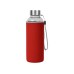 Бутылка для воды Pure c чехлом, 420 мл, красный