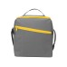 Изотермическая сумка-холодильник Classic c контрастной молнией, серый/желтый