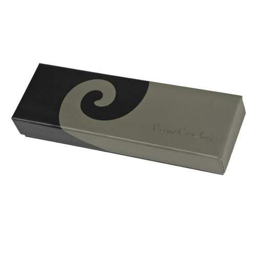 Ручка шариковая Pierre Cardin LEO 750. Цвет — черный. Упаковка Е-2.