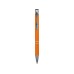 Ручка металлическая шариковая Legend Gum софт-тач, оранжевый