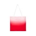 Эко-сумка Rio с плавным переходом цветов, красный