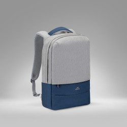 RIVACASE 7562 grey/dark blue рюкзак для ноутбука 15.6'', серый/темно-синий