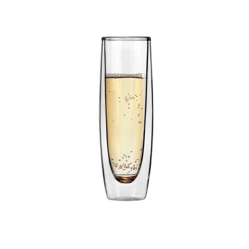 Бокал-флют для шампанского Brut с двойными стенками, 150мл