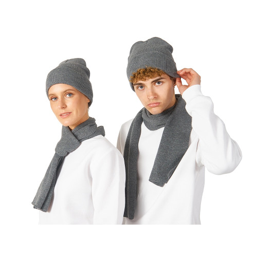 Шарф Dunant, темно-серый меланж Шарф Dunant, темно-серый меланж