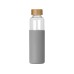 Бутылка для воды стеклянная Refine, в чехле, 550 мл, серый