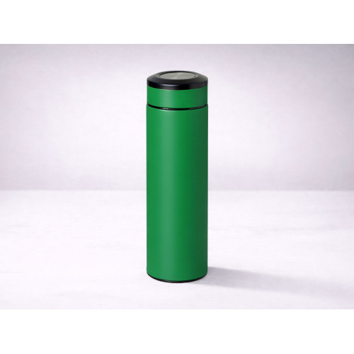 Термос Confident с покрытием soft-touch 420мл, зеленый