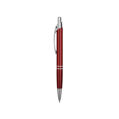 Ручка шариковая Кварц, красный/серебристый